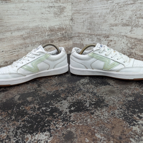 Vans x SpongeBob Lowland CC Bubble Shoes Sz 7.5 Used White Leather - Picture 5 of 10